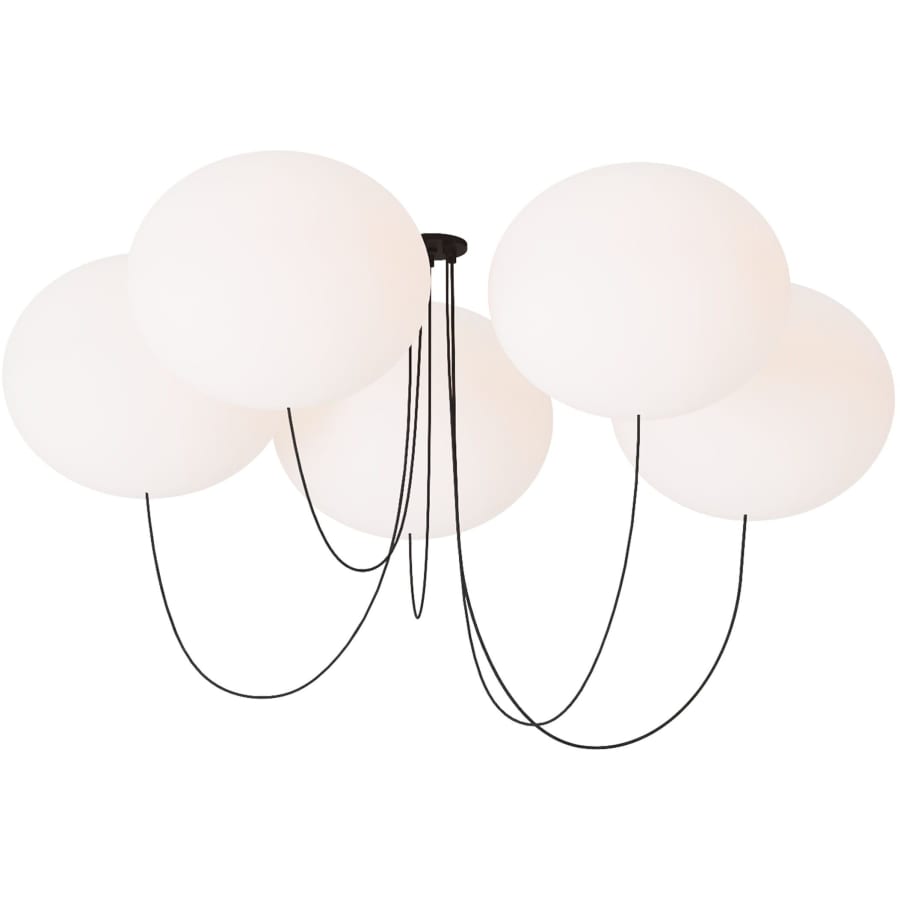 Visual Comfort Helium 54" Wide LED Globe Chandelier