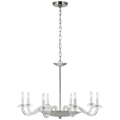 Visual Comfort Brigitte 8 Light 35" Wide Taper Candle Style Chandelier