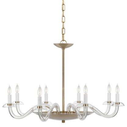 Visual Comfort Brigitte 8 Light 35" Wide Taper Candle Style Chandelier