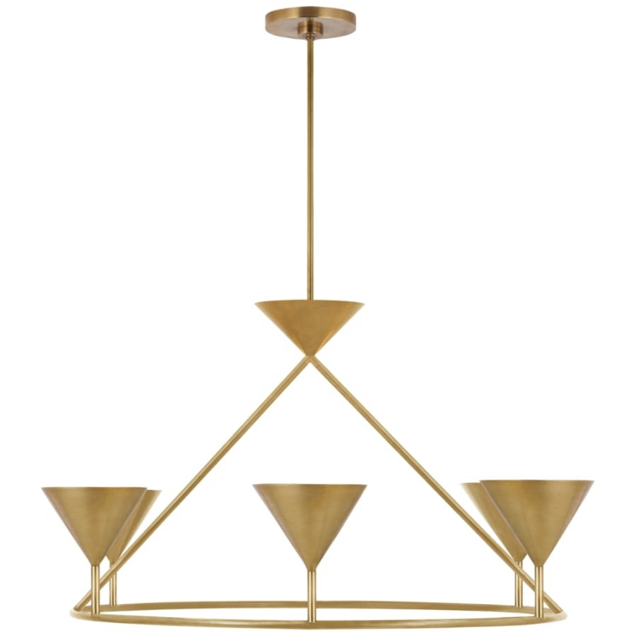 Visual Comfort Orsay 6 Light 36" Wide LED Ring Chandelier