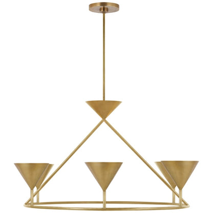 Visual Comfort Orsay 6 Light 36" Wide LED Ring Chandelier