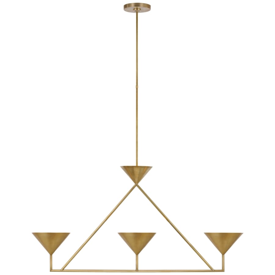 Visual Comfort Orsay 3 Light 44" Wide LED Linear Chandelier