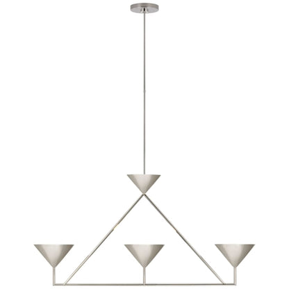 Visual Comfort Orsay 3 Light 44" Wide LED Linear Chandelier