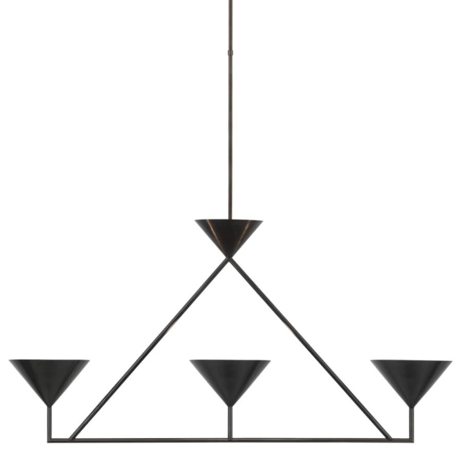 Visual Comfort Orsay 3 Light 44" Wide LED Linear Chandelier