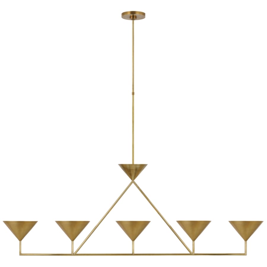 Visual Comfort Orsay 5 Light 60" Wide LED Linear Chandelier