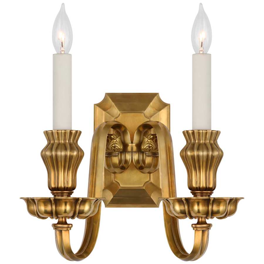 Visual Comfort Falaise 2 Light 13" Tall Wall Sconce