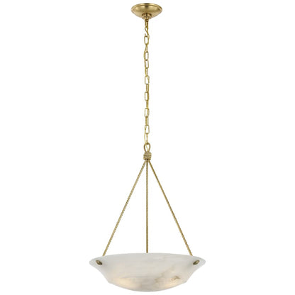Visual Comfort Claremont 3 Light 21" Wide Pendant with Alabaster Shade