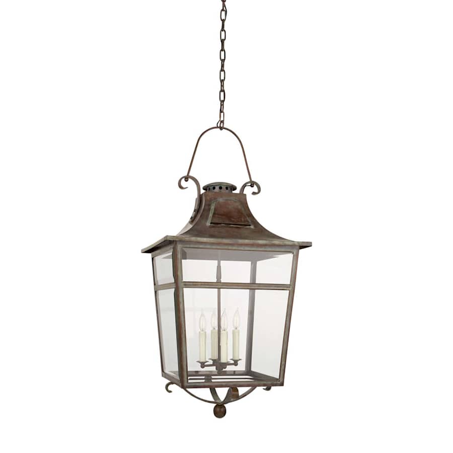 Visual Comfort Carrington 4 Light 23" Wide Taper Candle Pendant