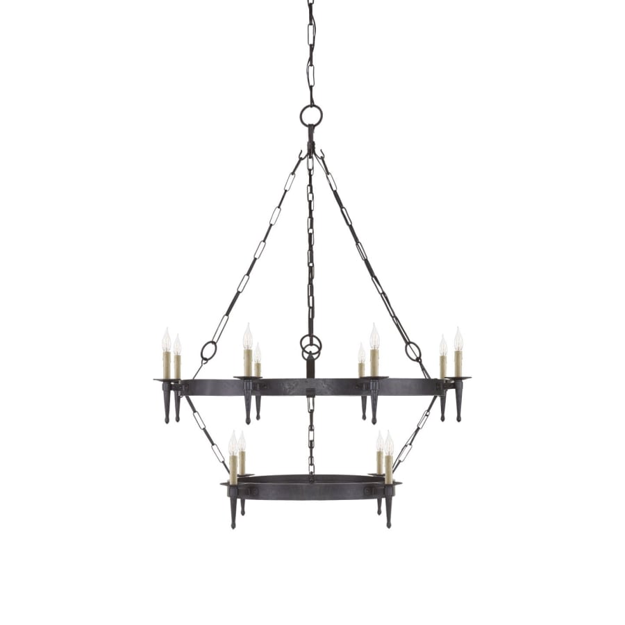 Visual Comfort Branson 12 Light 49" Wide Candle Style Chandelier