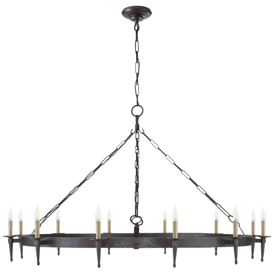 Visual Comfort Branson 12 Light 68" Wide Candle Style Chandelier