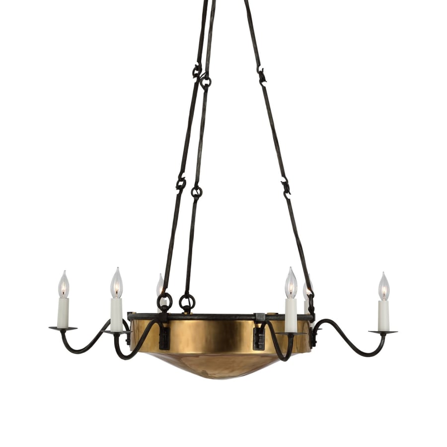 Visual Comfort Ancram 6 Light 34" Wide Candle Style Chandelier