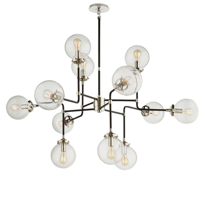 Visual Comfort Bistro 47" Sputnik Style Chandelier by Ian K. Fowler