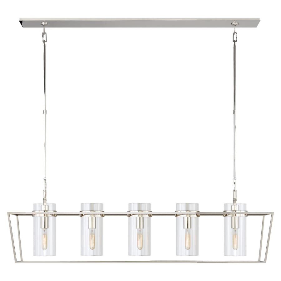 Visual Comfort Presidio 54" Linear Lantern with Clear Glass by Ian K. Fowler