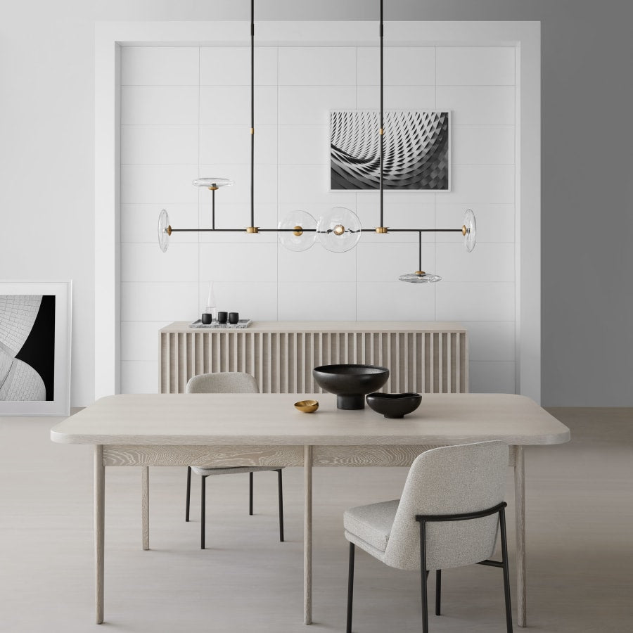Visual Comfort Calvino 54" Wide LED Linear Chandelier