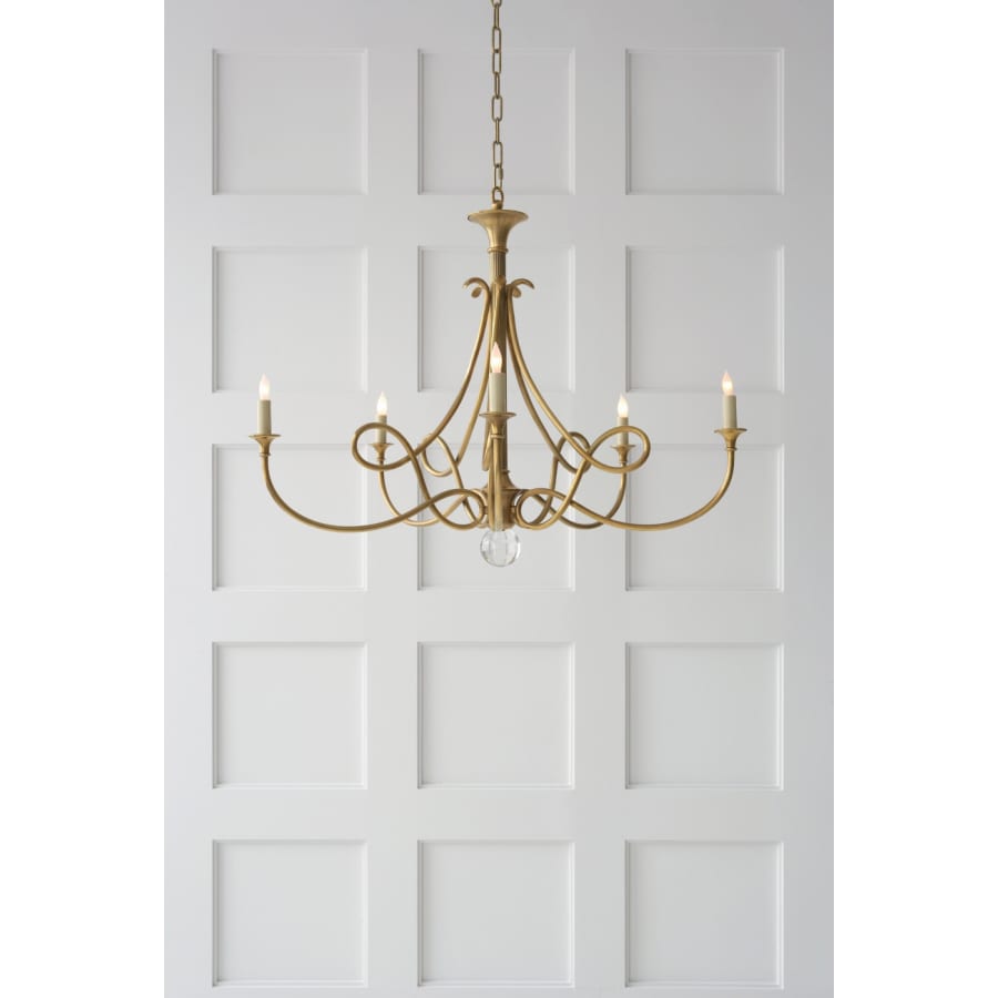 Visual Comfort Twist 36" Large Chandelier by Eric Cohler