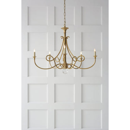 Visual Comfort Twist 36" Large Chandelier by Eric Cohler