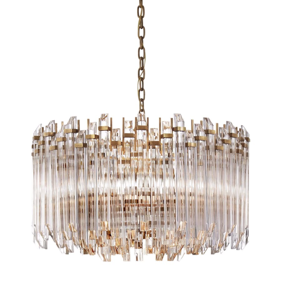 Visual Comfort Adele 28" Drum Style Chandelier by Suzanne Kasler