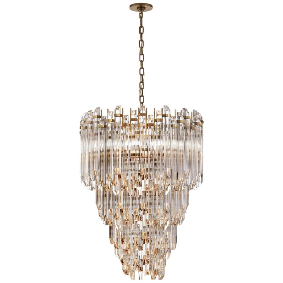Visual Comfort Adele 24" Waterfall Chandelier by Suzanne Kasler