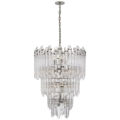 Visual Comfort Adele 24" Waterfall Chandelier by Suzanne Kasler