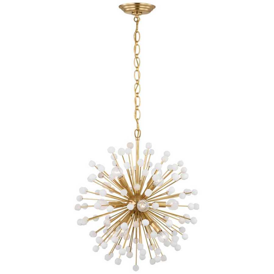 Visual Comfort Lys 12 Light 22" Wide Abstract Sputnik Chandelier