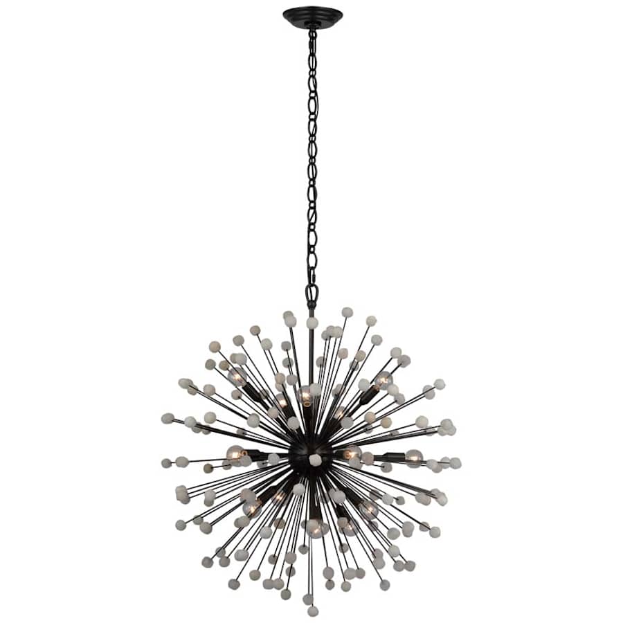 Visual Comfort Lys 15 Light 32" Wide Abstract Sputnik Chandelier