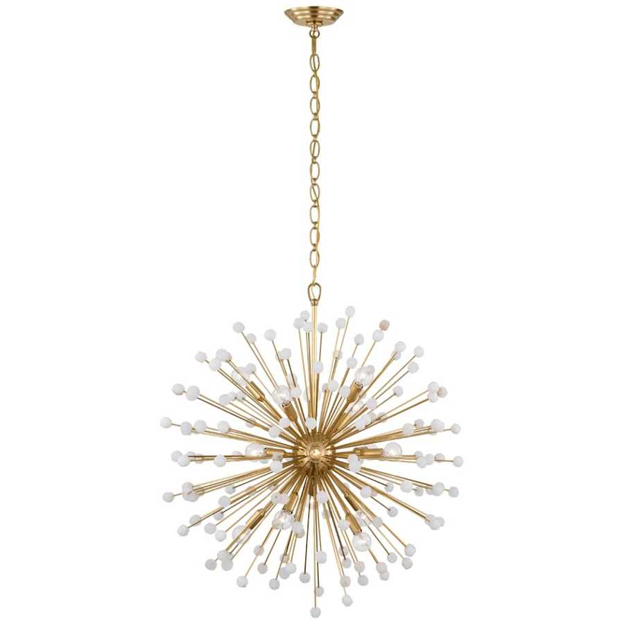 Visual Comfort Lys 15 Light 32" Wide Abstract Sputnik Chandelier
