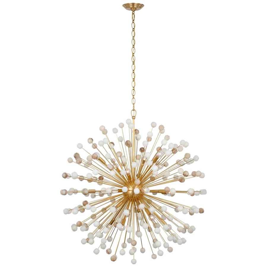 Visual Comfort Lys 18 Light 42" Wide Abstract Sputnik Chandelier