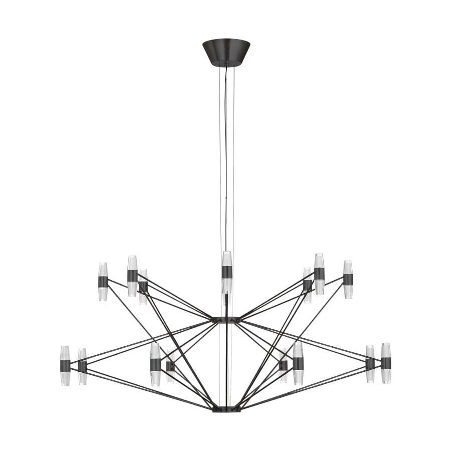 Visual Comfort Lassell 46" Wide LED Abstract Chandelier