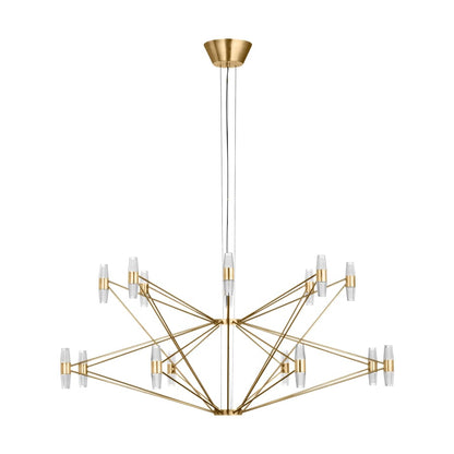 Visual Comfort Lassell 46" Wide LED Abstract Chandelier