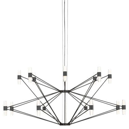 Visual Comfort Lassell 46" Wide LED Abstract Chandelier