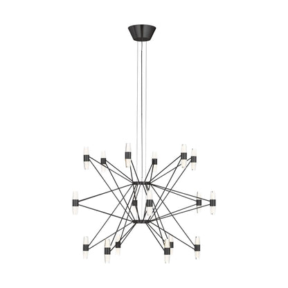 Visual Comfort Lassell 39" Wide LED Abstract Chandelier