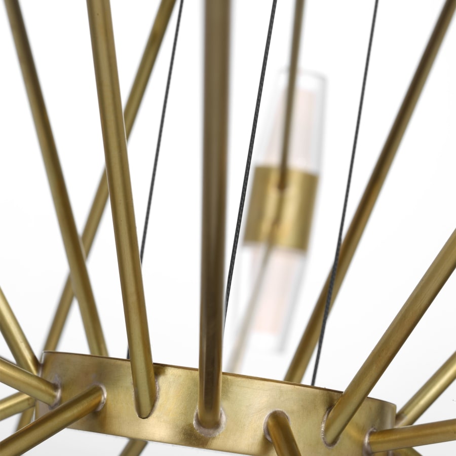 Visual Comfort Lassell 39" Wide LED Abstract Chandelier