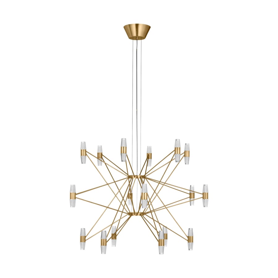 Visual Comfort Lassell 39" Wide LED Abstract Chandelier