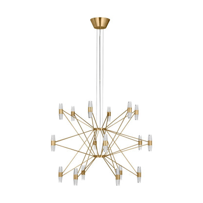 Visual Comfort Lassell 39" Wide LED Abstract Chandelier