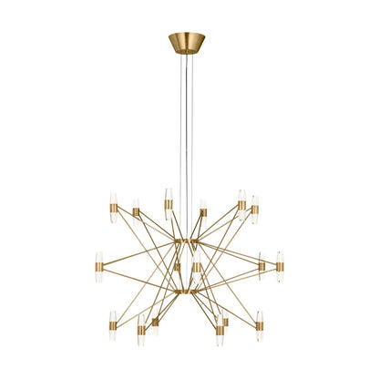 Visual Comfort Lassell 39" Wide LED Abstract Chandelier