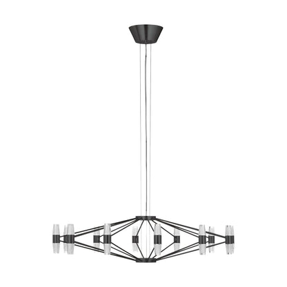 Visual Comfort Lassell 37" Wide LED Abstract Ring Chandelier
