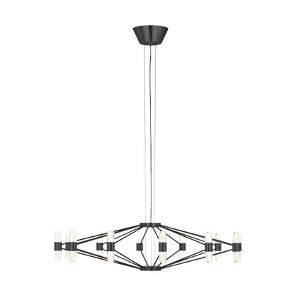 Visual Comfort Lassell 37" Wide LED Abstract Ring Chandelier