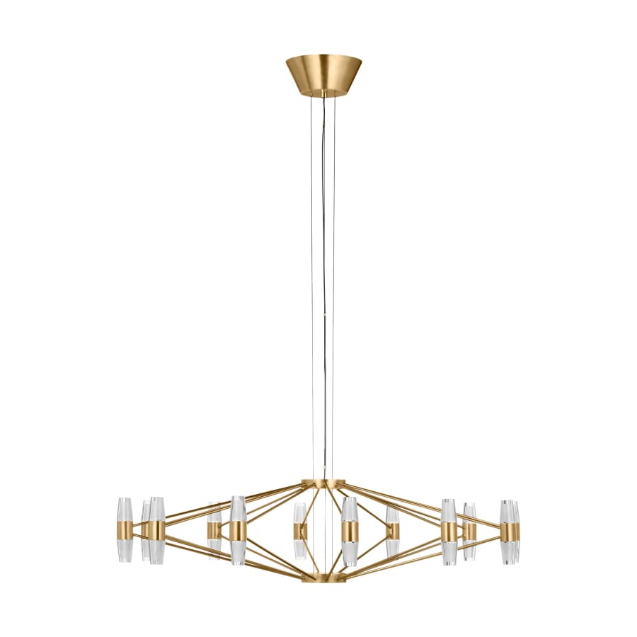 Visual Comfort Lassell 37" Wide LED Abstract Ring Chandelier