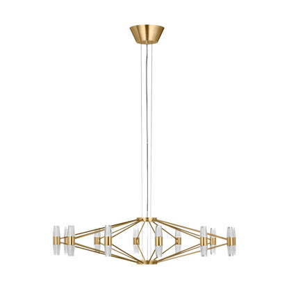 Visual Comfort Lassell 37" Wide LED Abstract Ring Chandelier