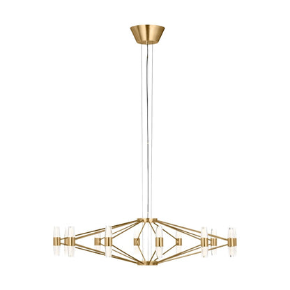 Visual Comfort Lassell 37" Wide LED Abstract Ring Chandelier