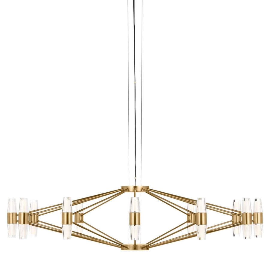 Visual Comfort Lassell 37" Wide LED Abstract Ring Chandelier