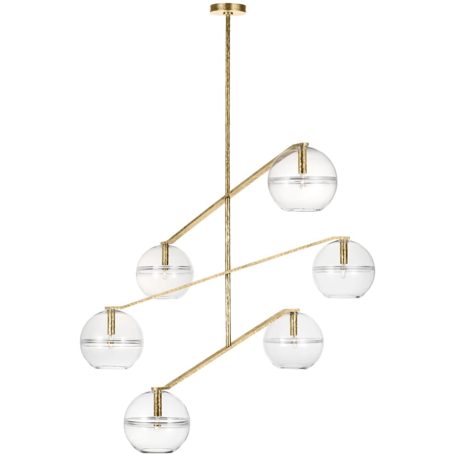 Visual Comfort Lowing 6 Light 49" Wide Chandelier