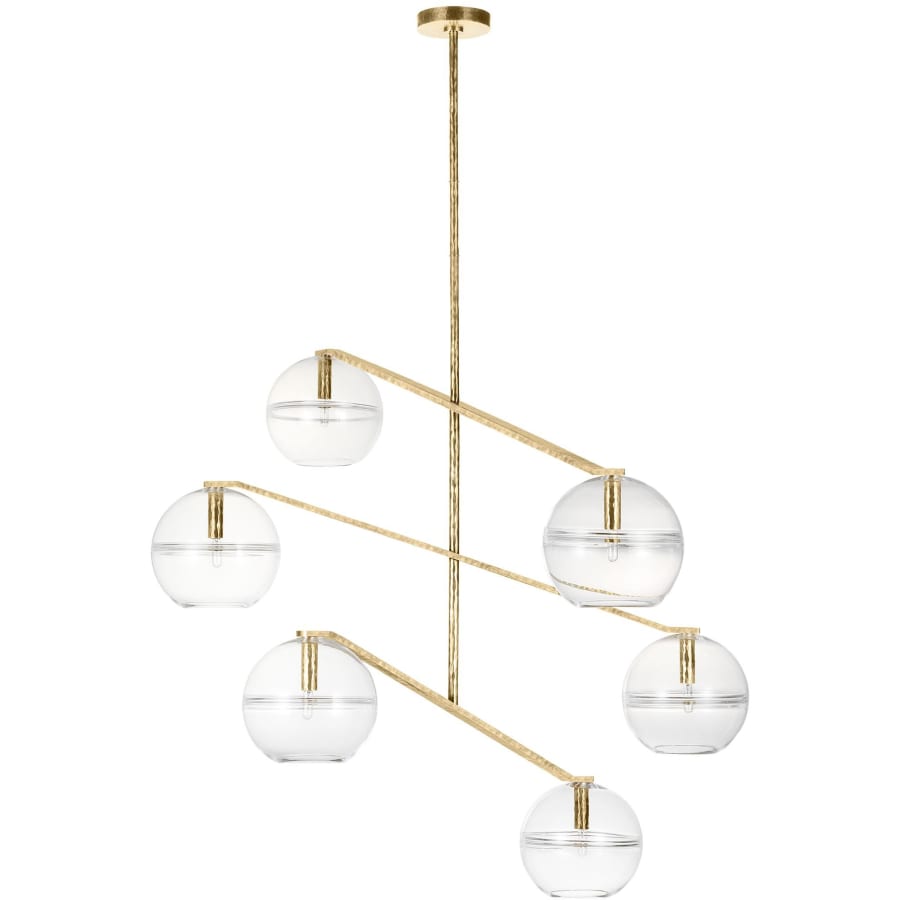 Visual Comfort Lowing 6 Light 49" Wide Chandelier