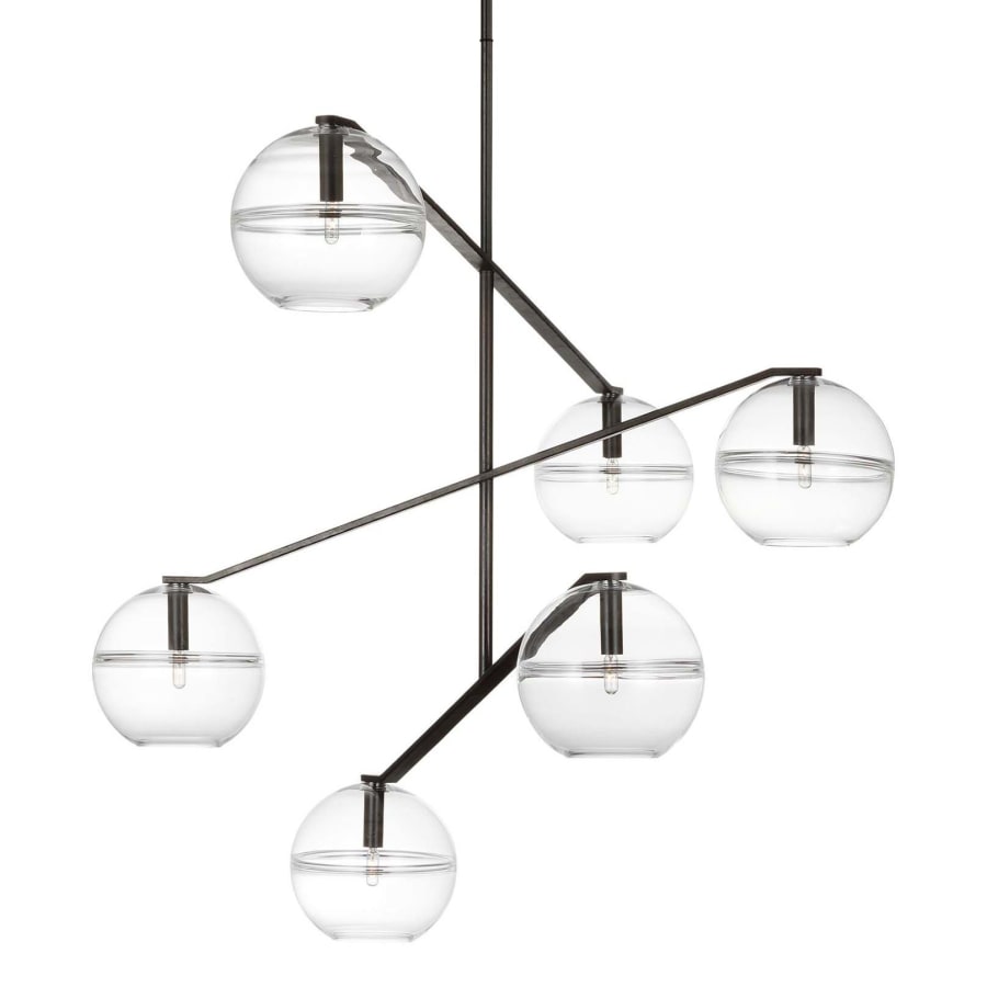 Visual Comfort Lowing 6 Light 49" Wide Chandelier
