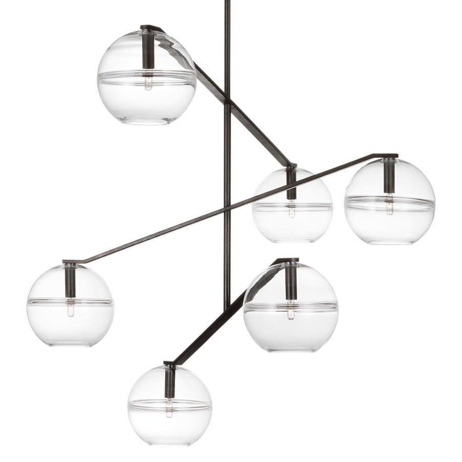 Visual Comfort Lowing 6 Light 49" Wide Chandelier