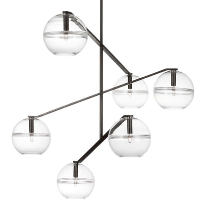 Visual Comfort Lowing 6 Light 49" Wide Chandelier