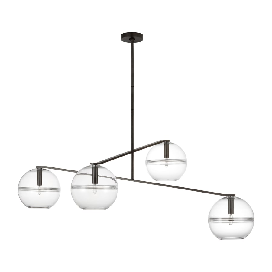Visual Comfort Lowing 4 Light 45" Wide Chandelier