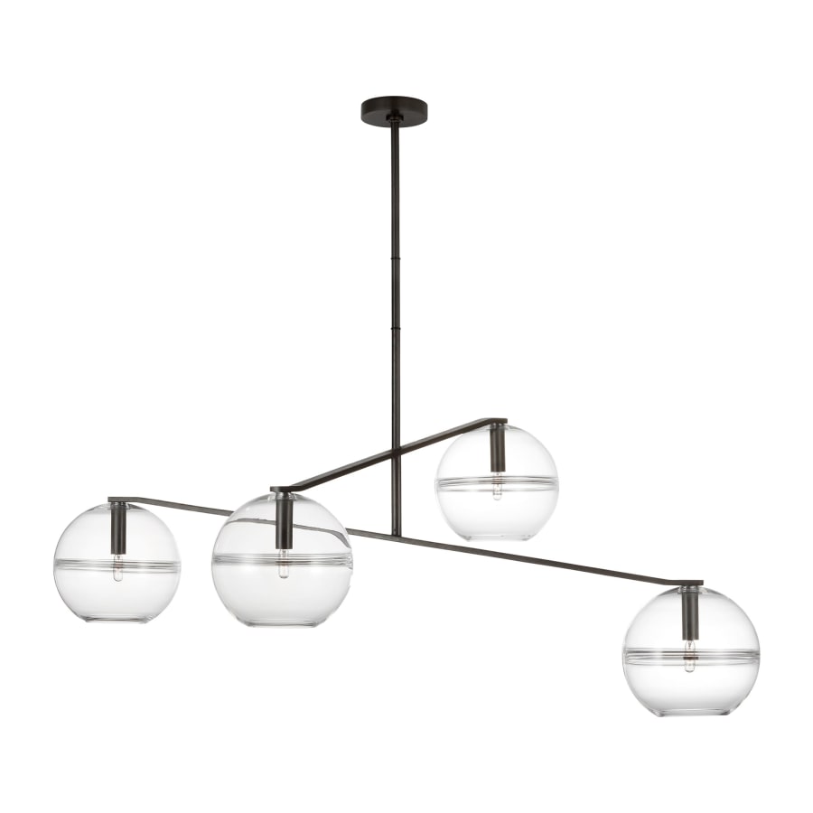 Visual Comfort Lowing 4 Light 45" Wide Chandelier