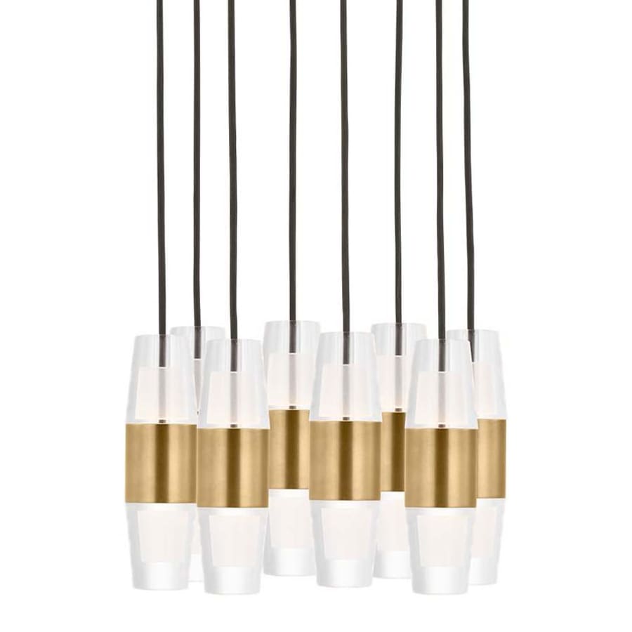 Visual Comfort Lassell 11" Wide LED Crystal Chandelier - 2700K, 90 CRI, 1824 Lumens
