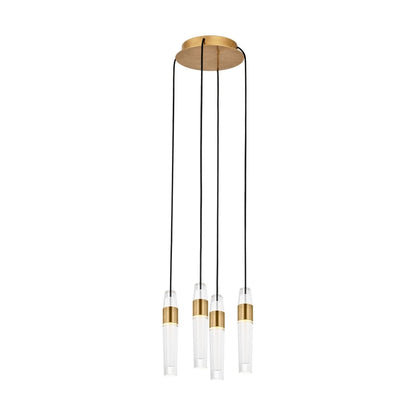 Visual Comfort Lassell 2 Light 11" Wide LED Crystal Chandelier - 2700K, 90 CRI, 1824 Lumens